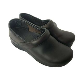 DANSKO Brown Leather Professional Clogs Shoes 36 US 5.5-6 nurse comfort walk